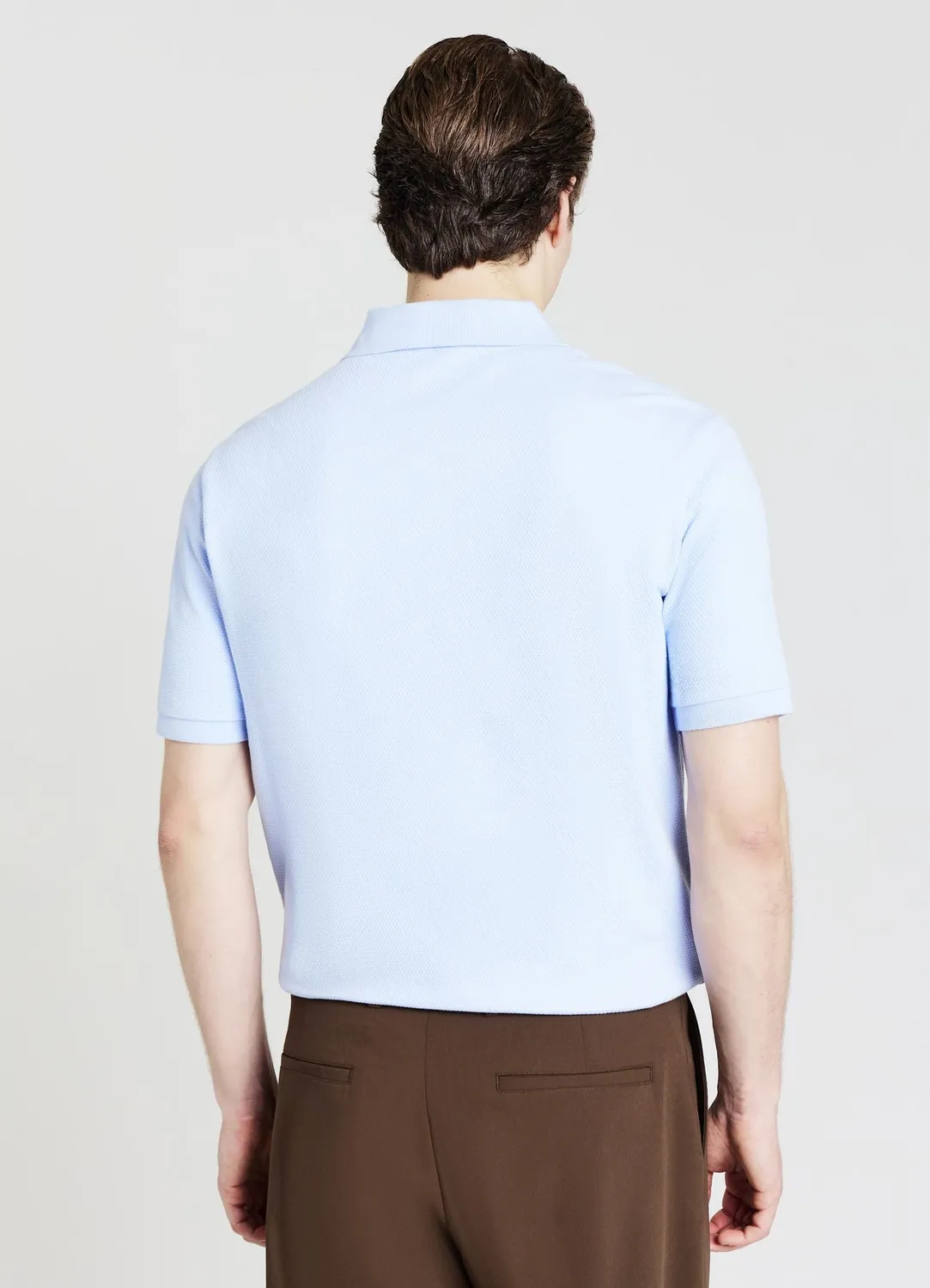 Calliope Polo 3 Boutons Homme Coton Uni