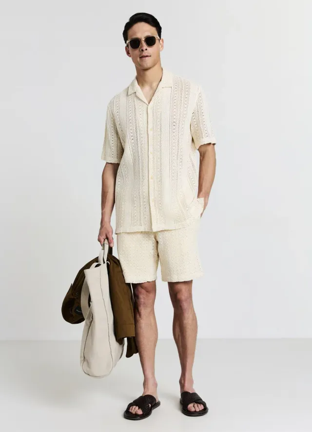 Calliope jogger court homme crochet regular