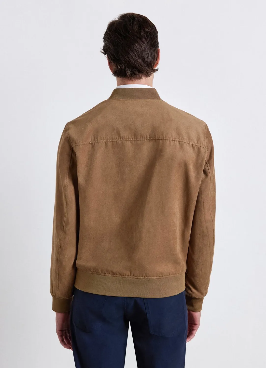 Calliope bomber simil suède homme zip