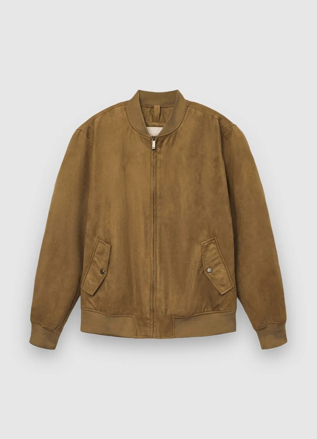 Calliope bomber suédine homme zip col coréen