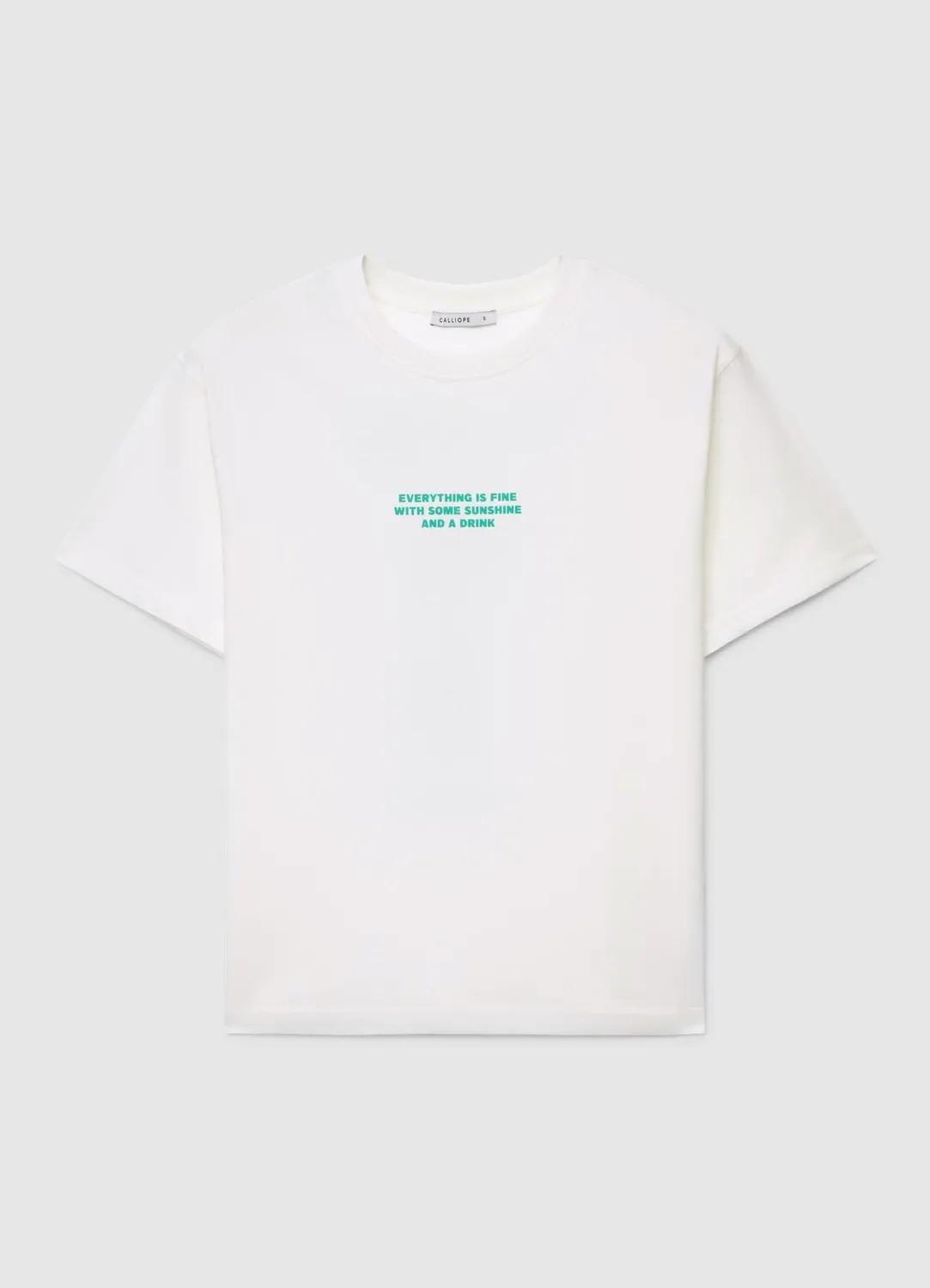 Calliope t-shirt cocktail femme col rond manches courtes