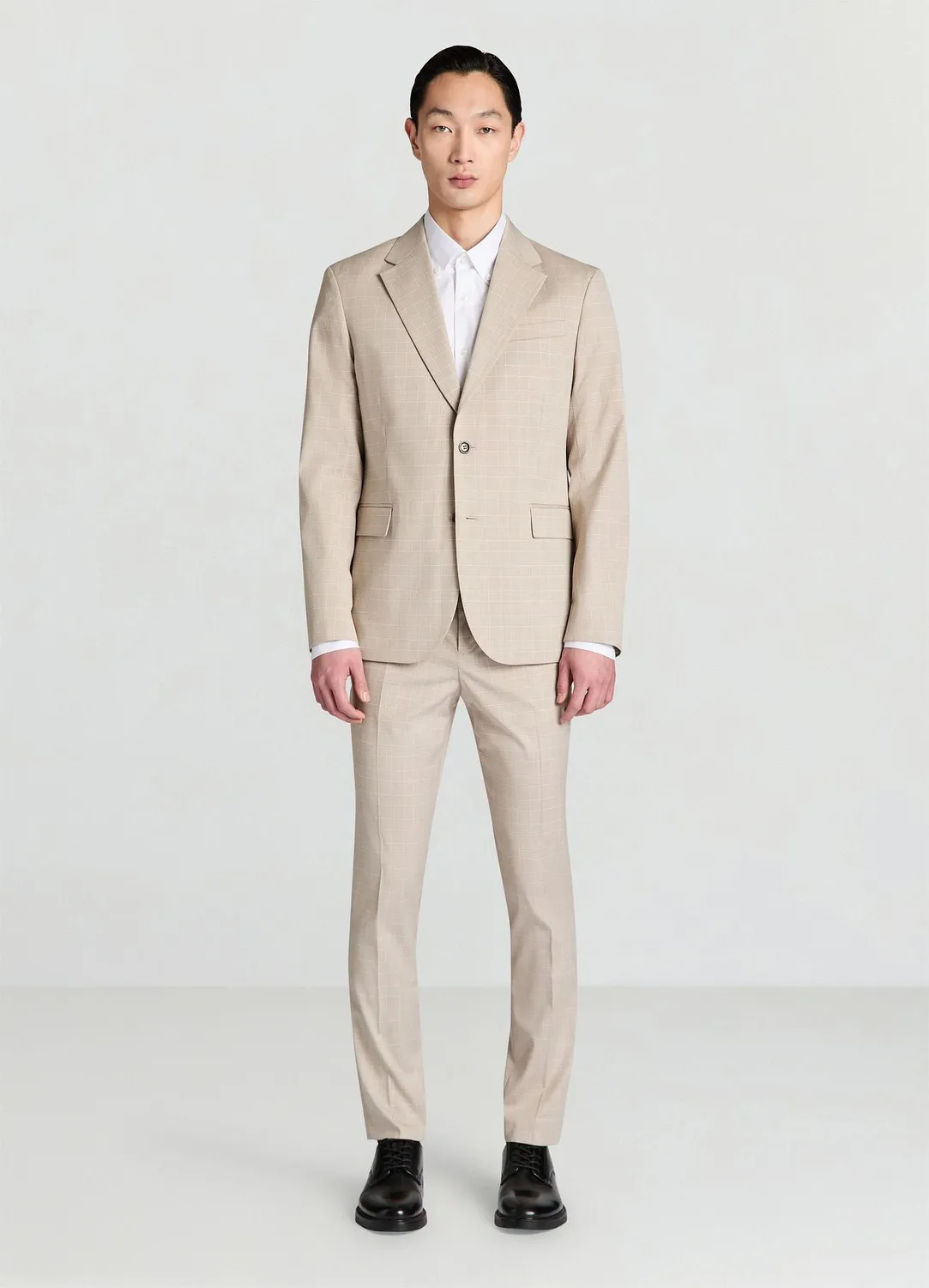 Calliope veste à carreaux homme 2 boutons doublée