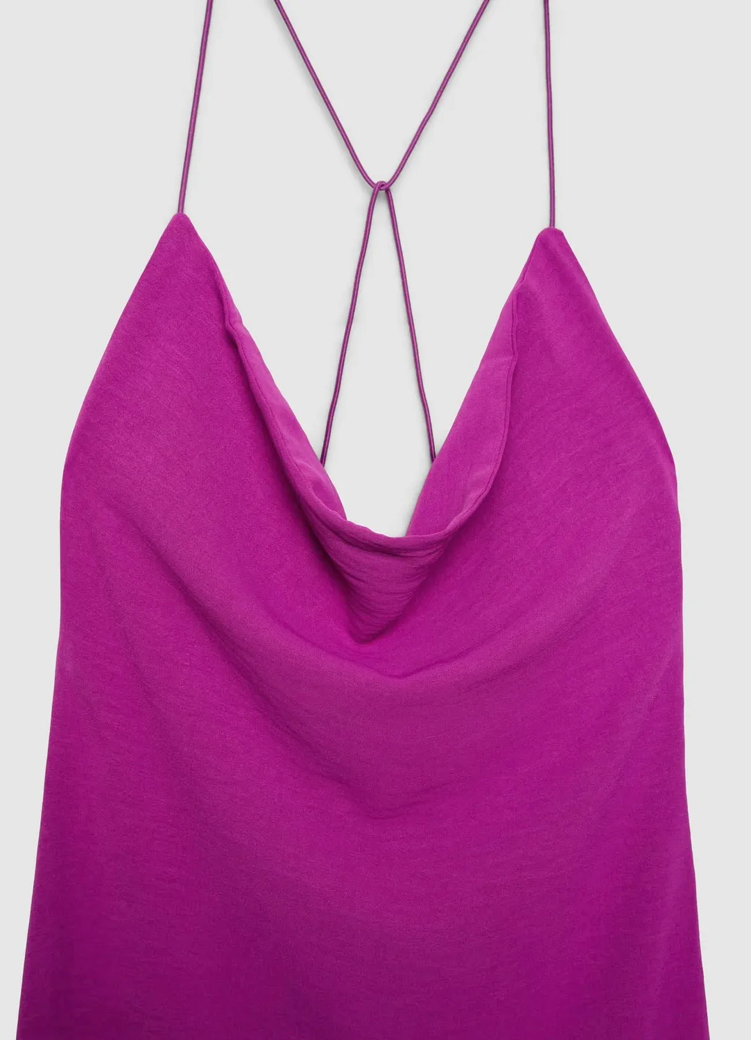 Calliope robe longue femme dos croisé fente