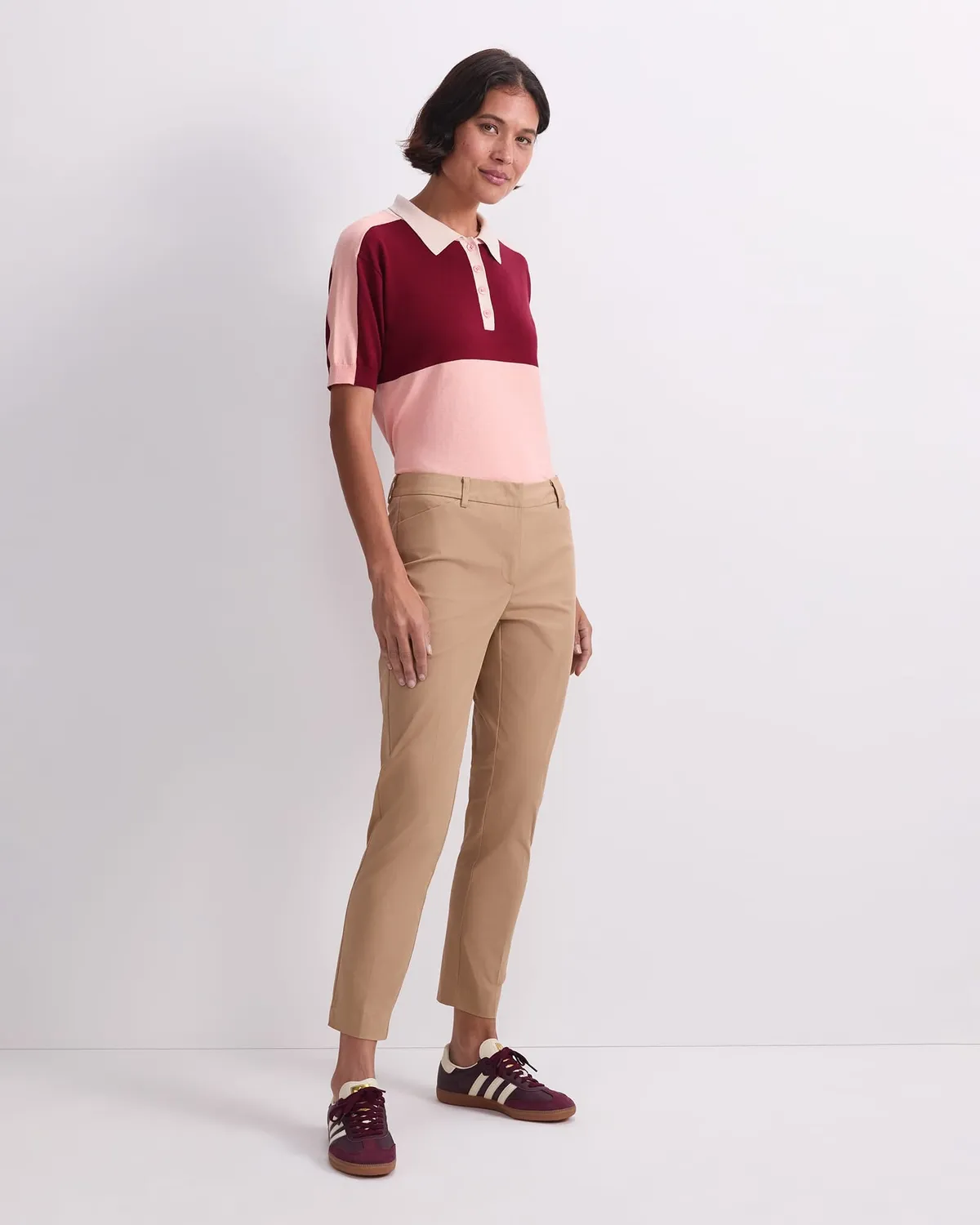 Sportscraft Evie pantalon capri coton femme infroissable
