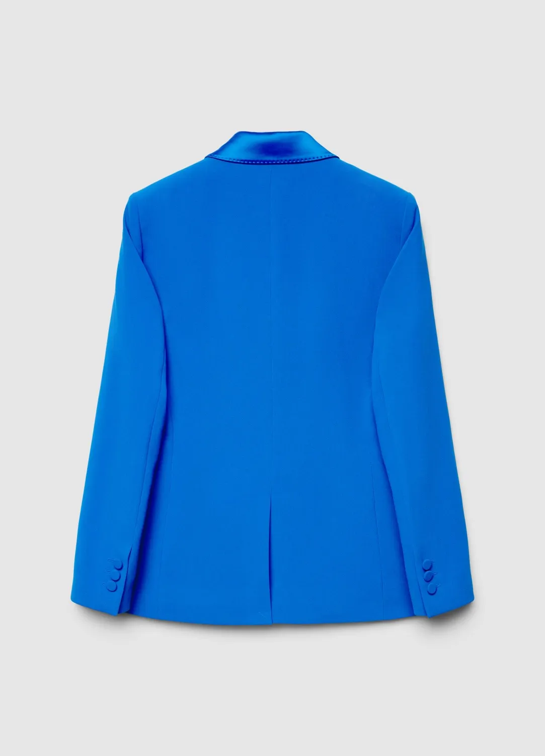 Calliope veste blazer double-boutonnage satinée femme