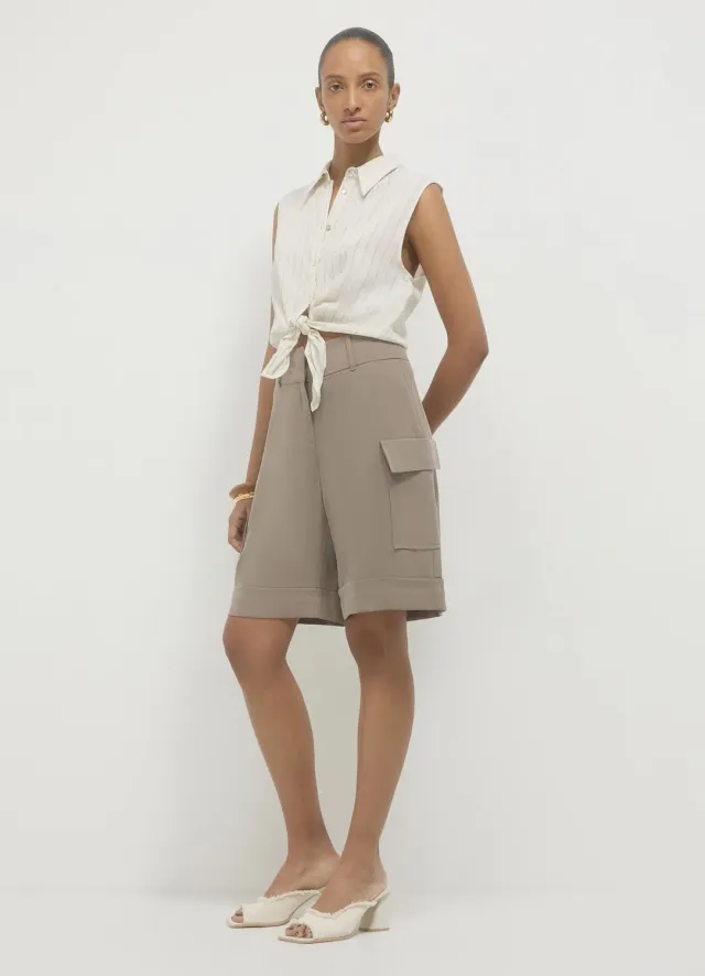 Calliope Bermuda cargo à poches short femme