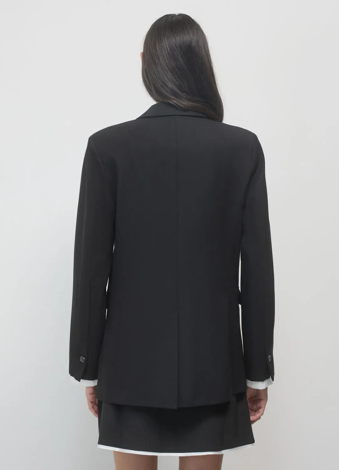Calliope Veste Monopetto Femme Doublure Contrastée