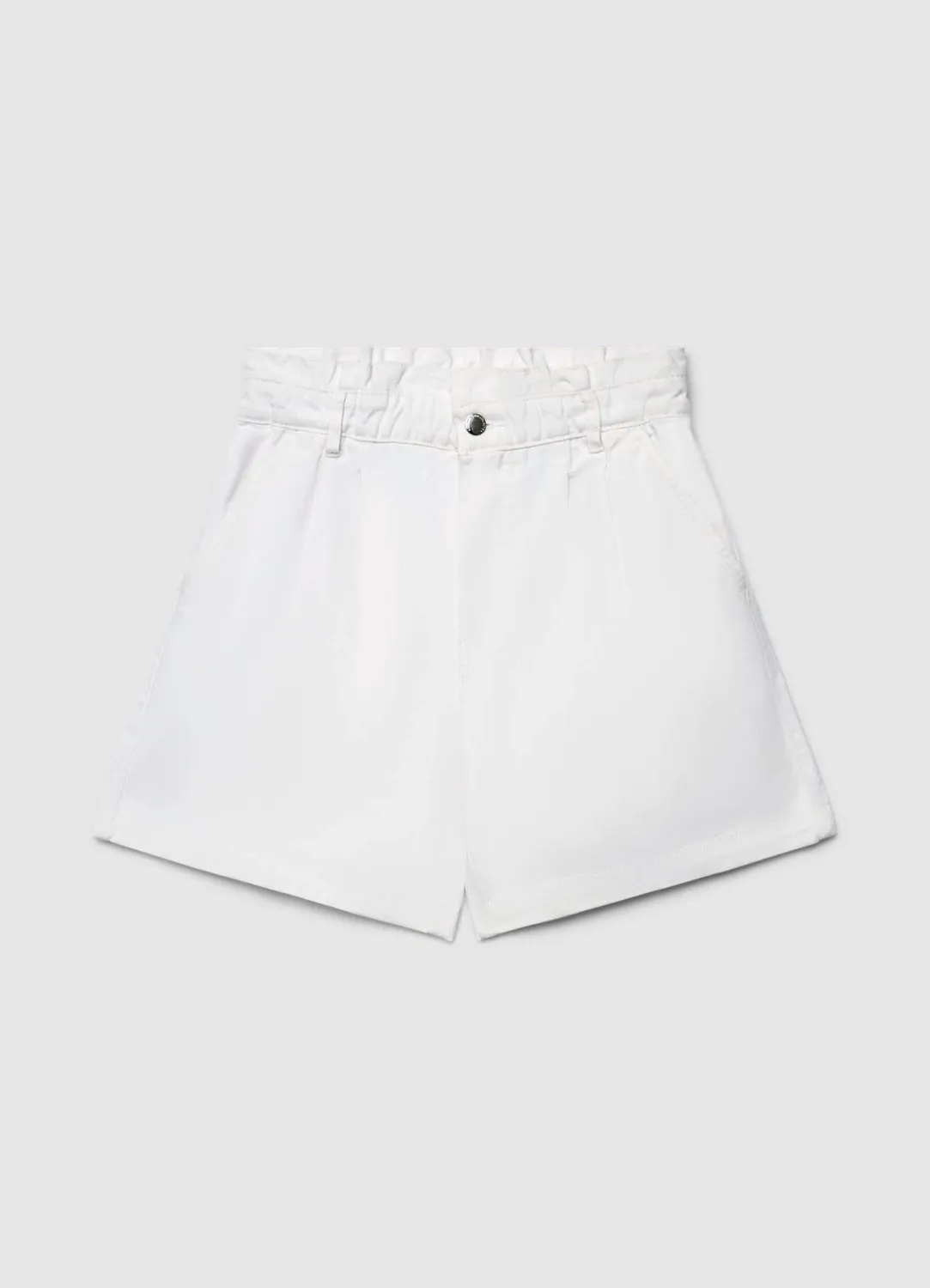 Calliope short paperbag denim femme taille haute