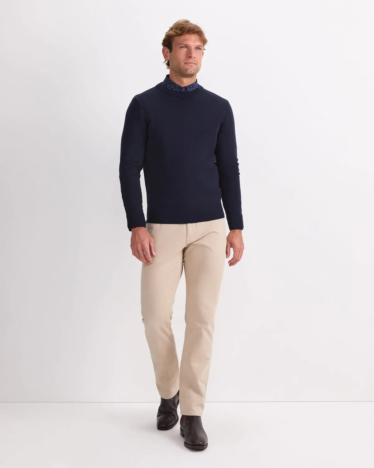 Sportscraft Merino Crew Neck pull laine