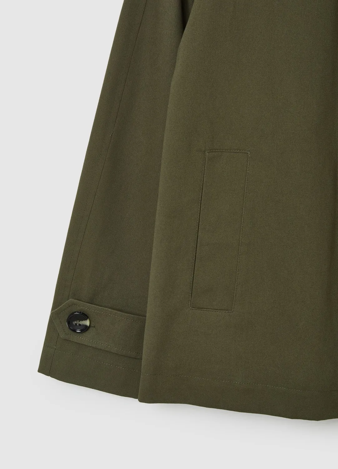 Calliope trench court femme coton uni
