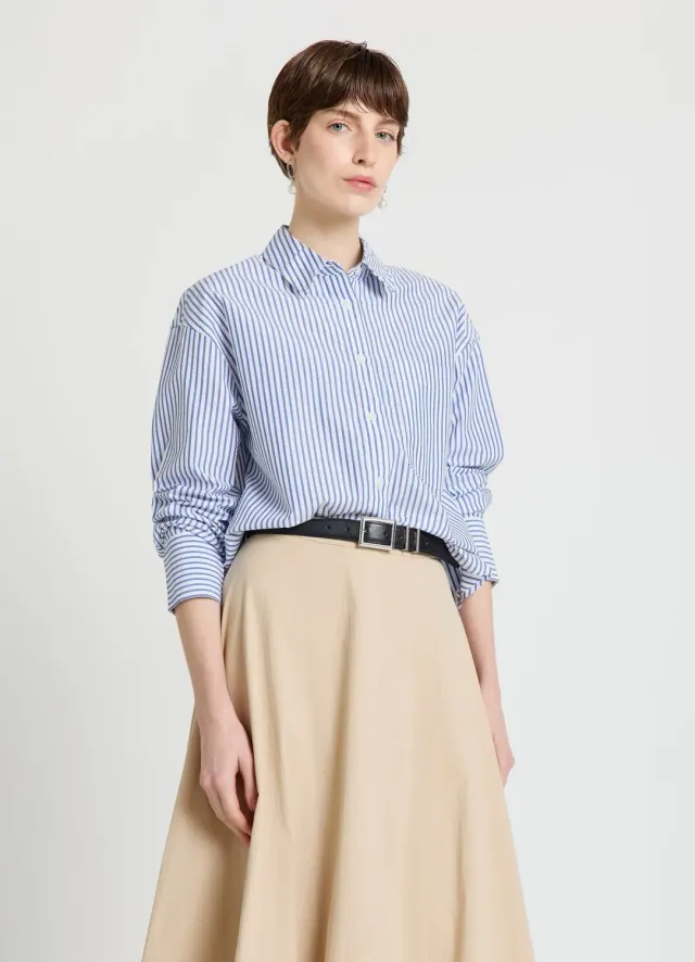 Calliope chemise femme à rayures manches longues