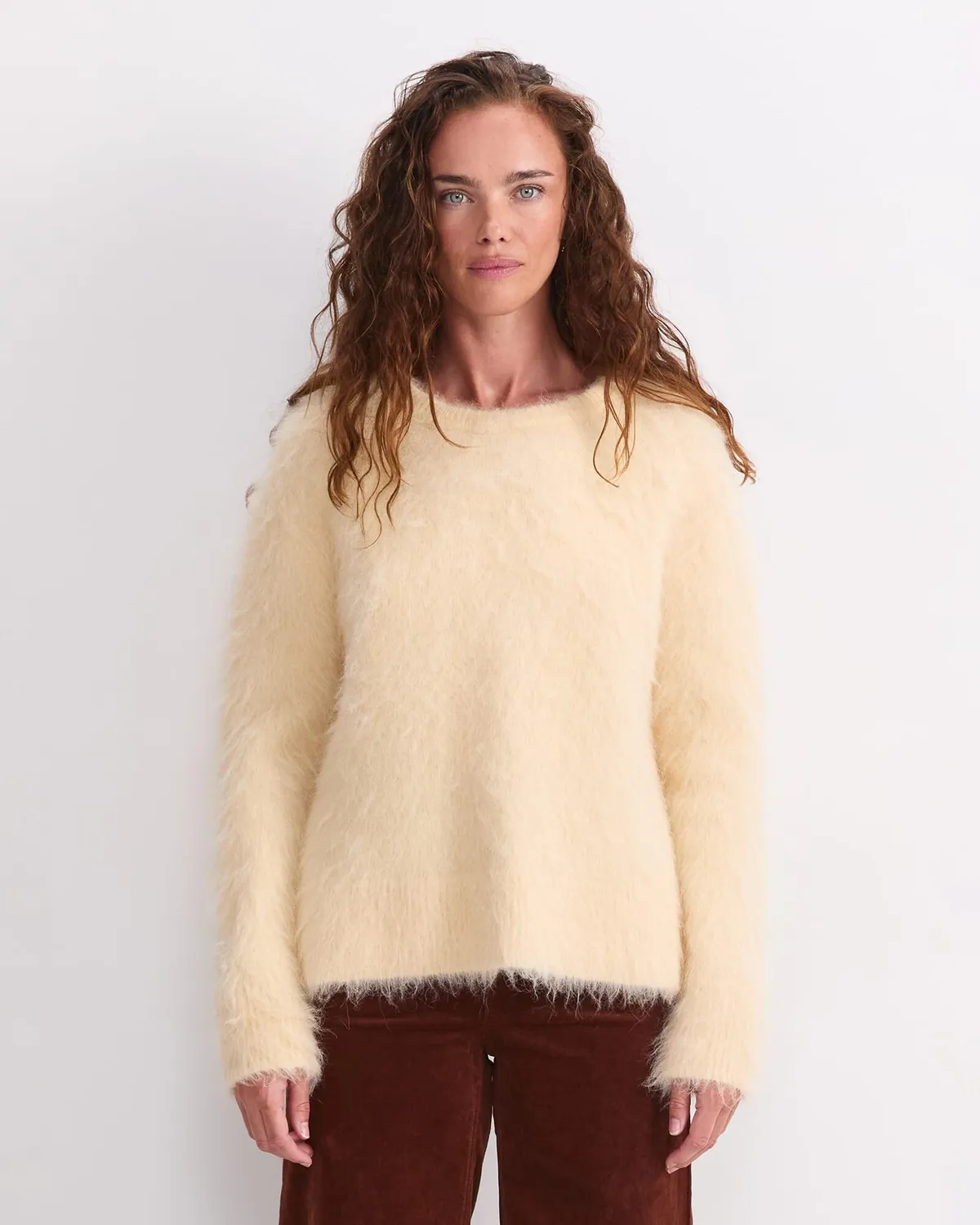 Sportscraft Alpaca Blend 120654 pull femme col rond