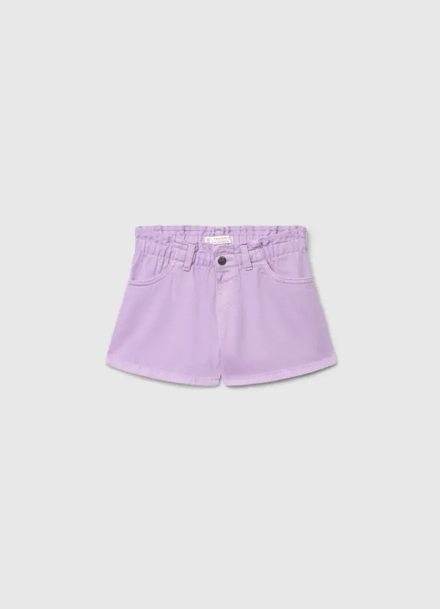 Calliope Shorts fille taille haute ceinture élastique