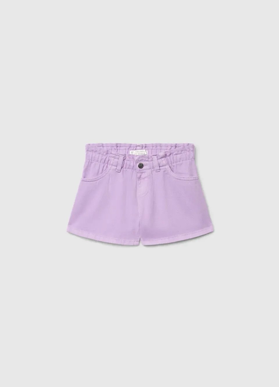 Calliope Shorts fille taille haute ceinture élastique