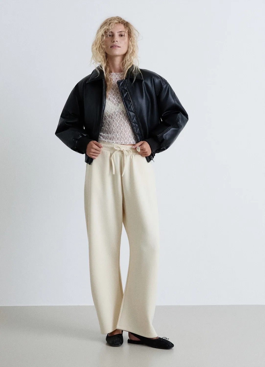 Calliope pantalon jogging femme balloon fit taille haute