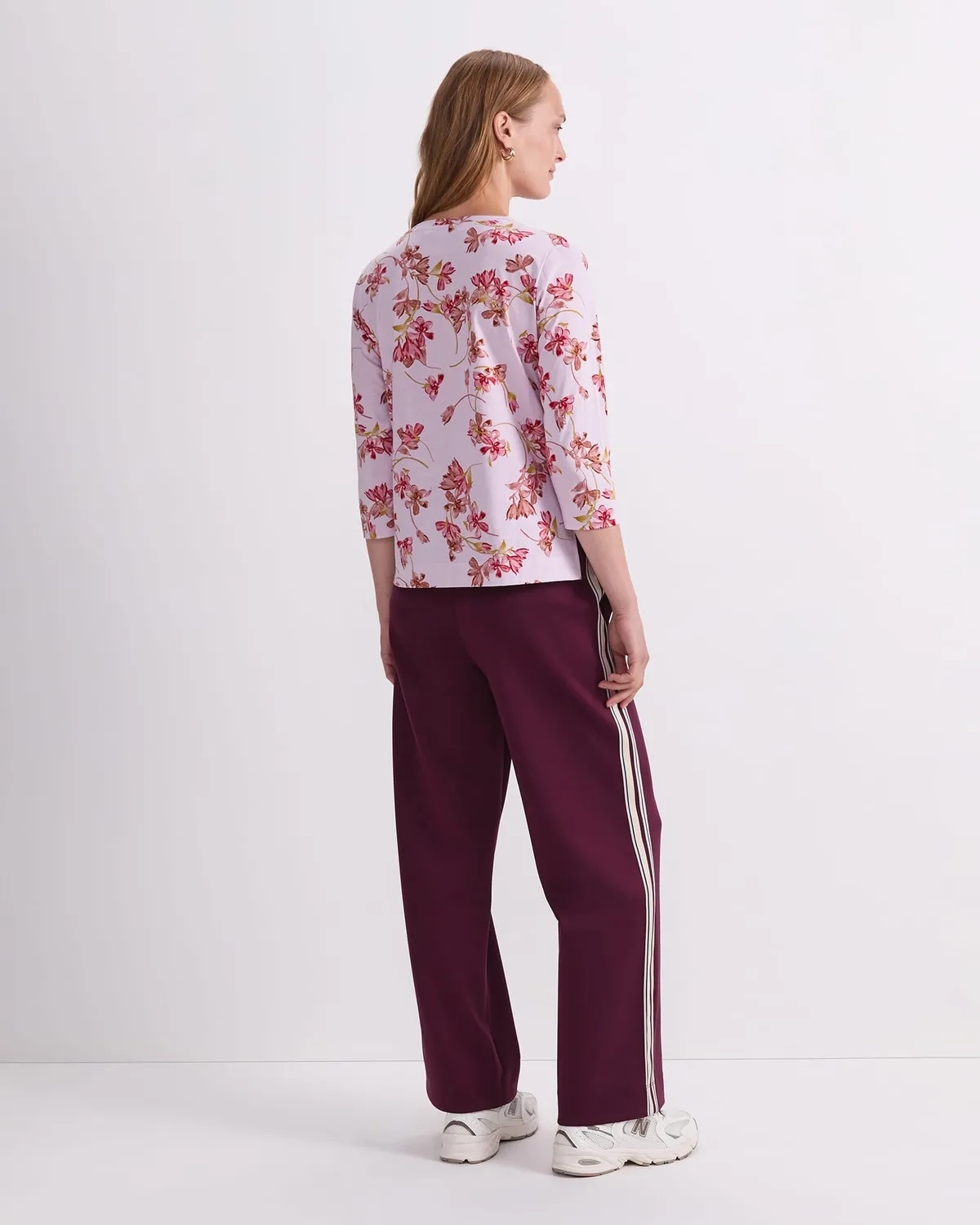 SPORTSCRAFT Floral 120986 tee coton mercerisé femme