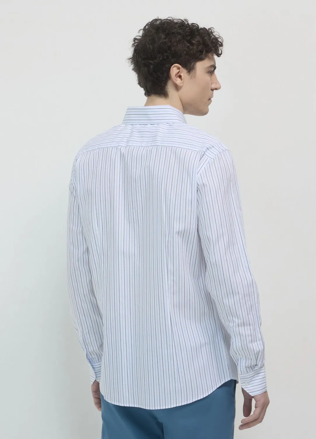 Calliope chemise rayures coton homme