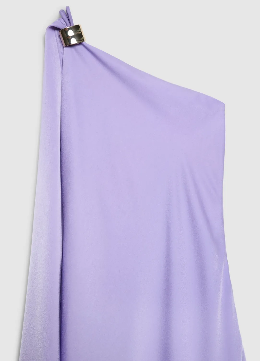 Calliope robe longue une épaule femme drapée