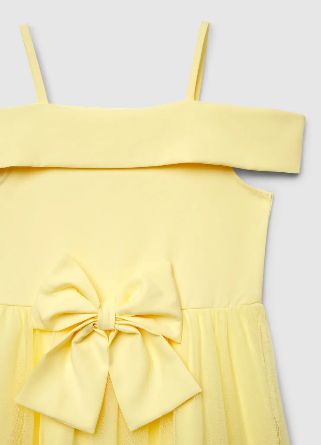 Calliope robe fille épaules dénudées tulle