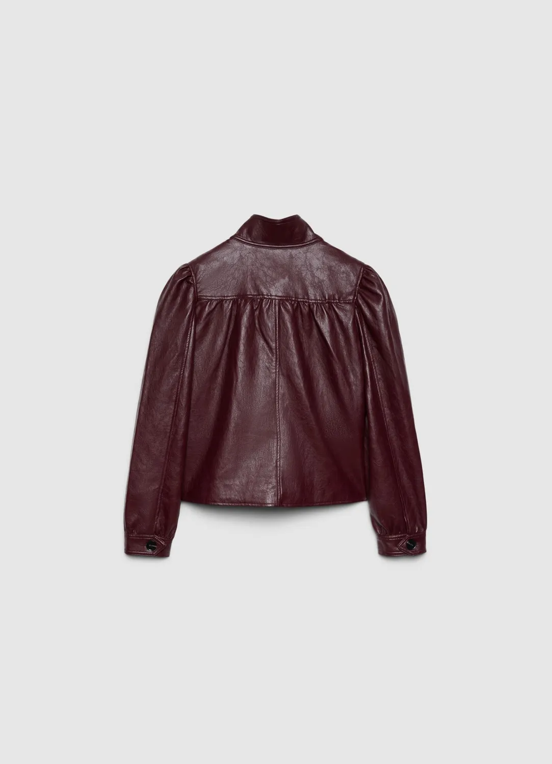 Calliope veste femme effet cuir double boutonnage