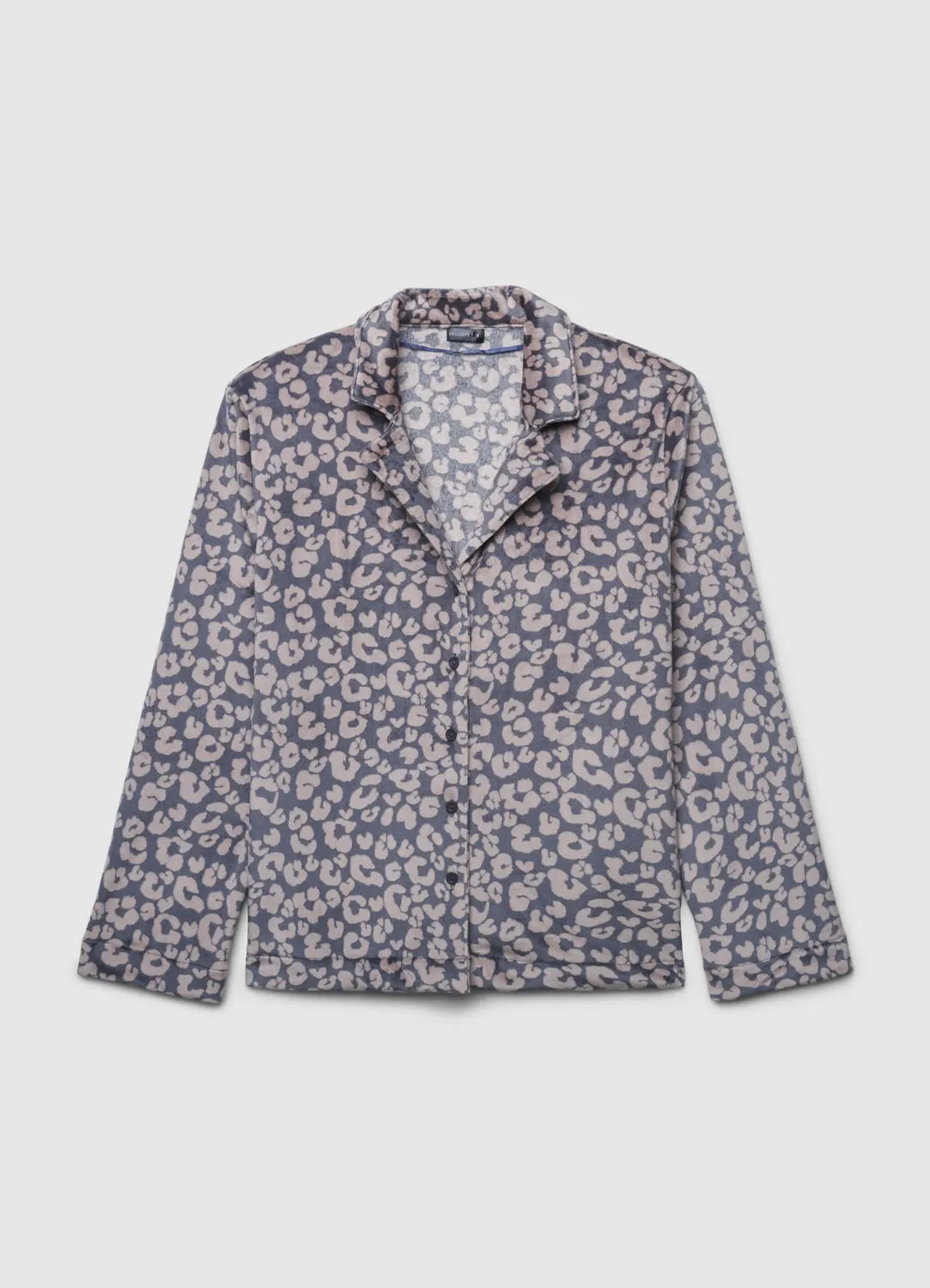 Calliope chemise velours imprimée boutonnée femme
