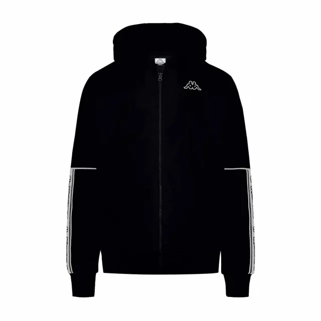 Robe di Kappa Tape Ihmou veste noire homme capuche