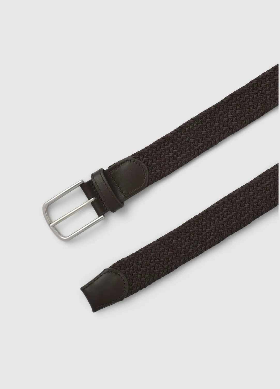 Calliope ceinture tressée homme élastique boucle