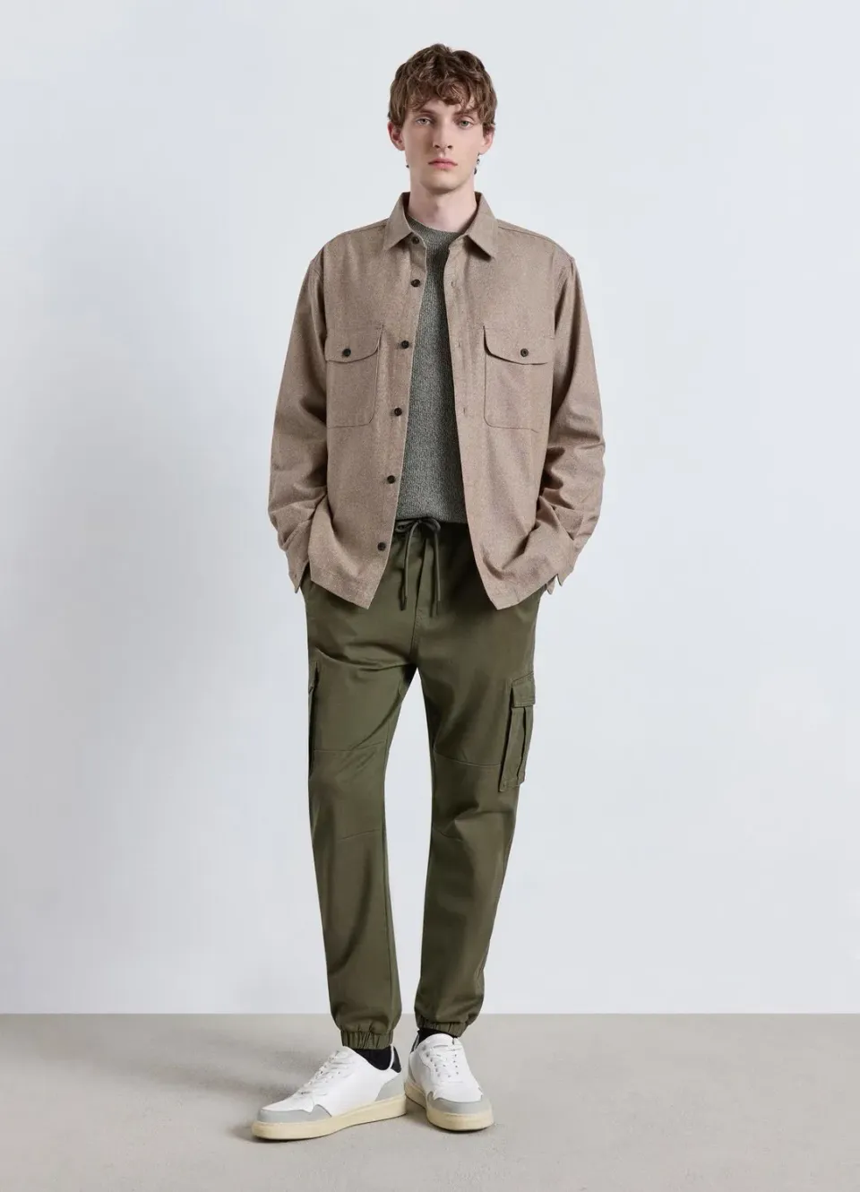 Calliope pantalon jogger cargo homme coulisse poches cargo