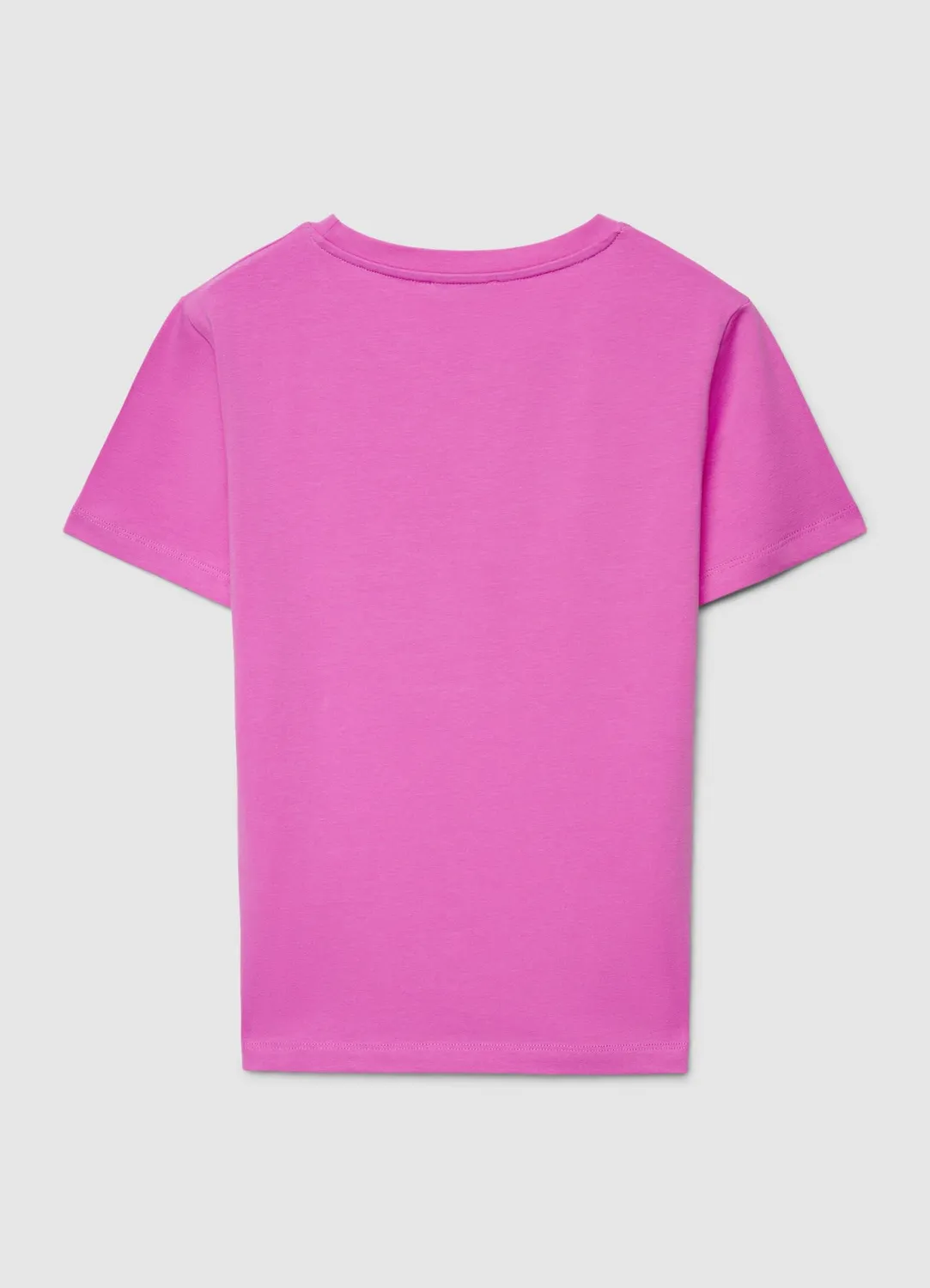Calliope t-shirt col rond femme S coton uni