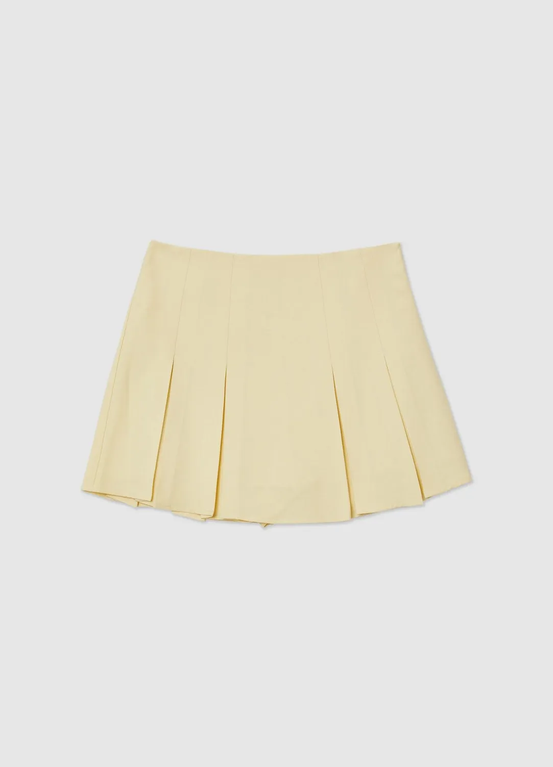 Calliope jupe-short plissée femme fermeture latérale