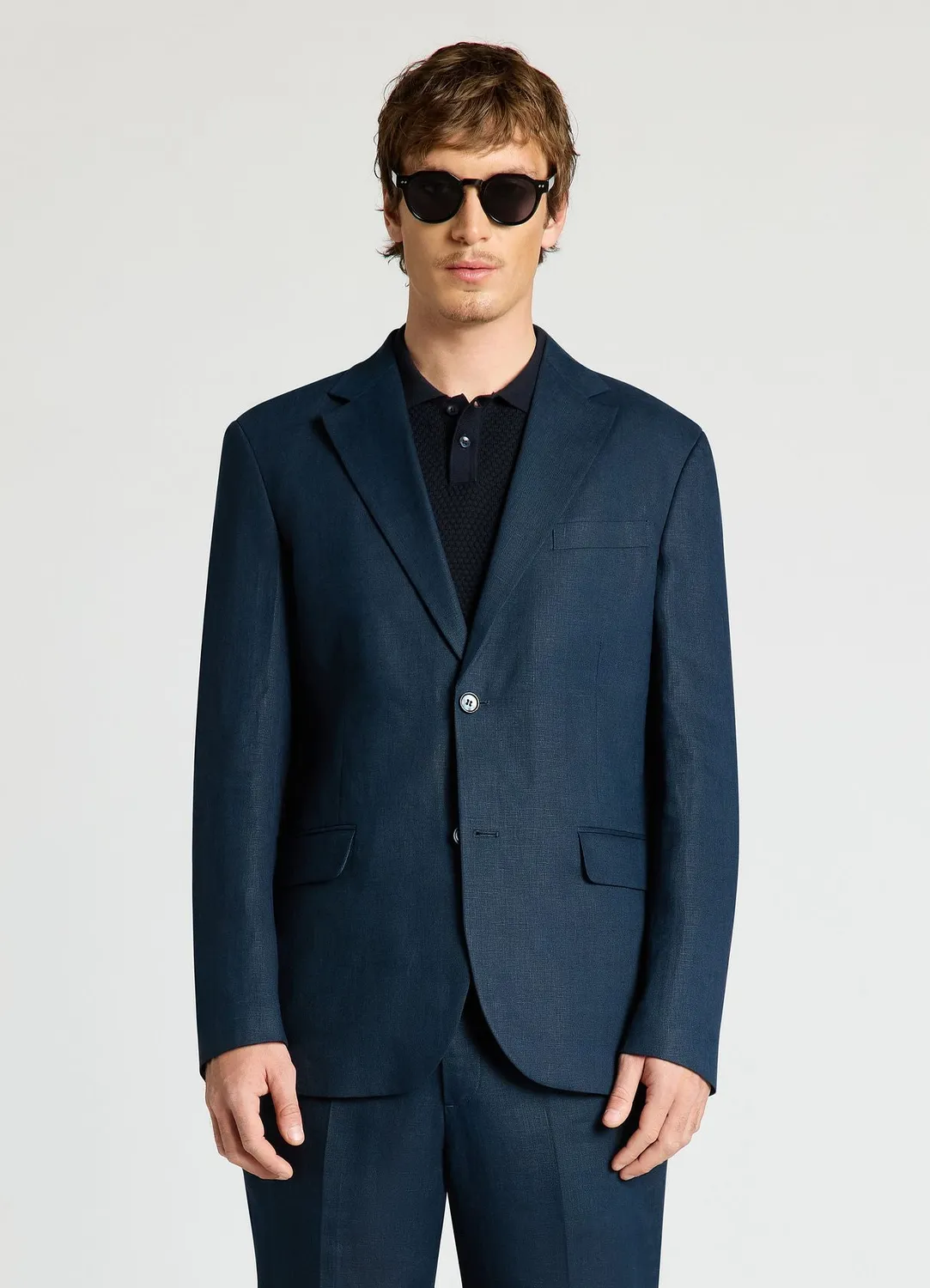 Calliope veste monopetto lin homme taille 50