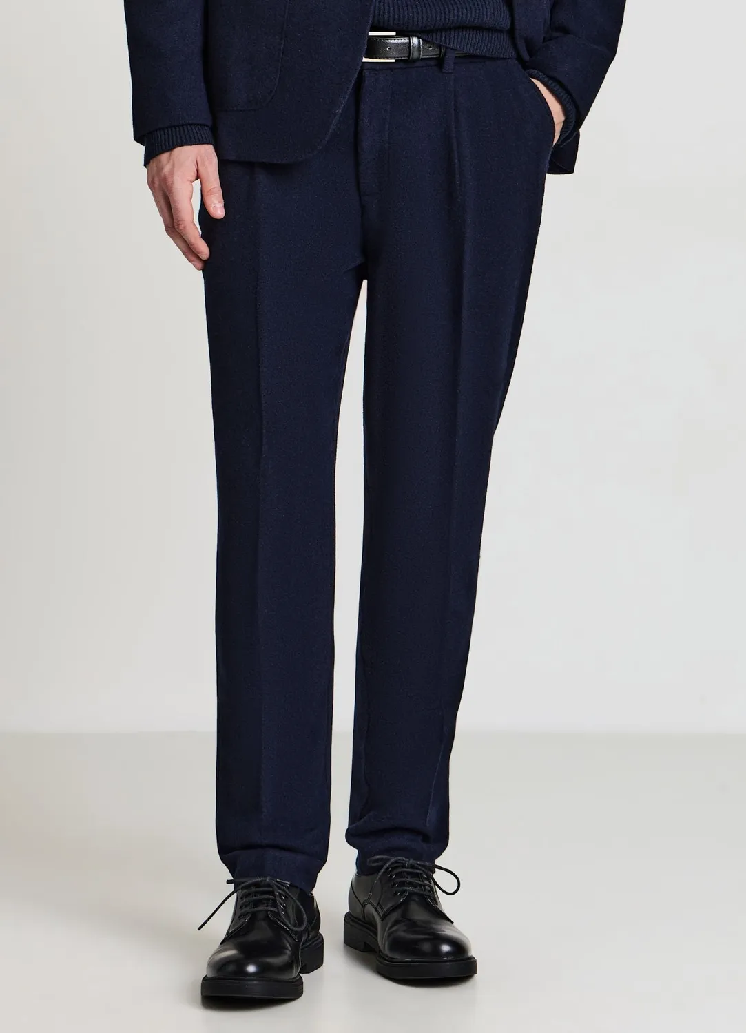 Calliope pantalon homme laine coupe droite