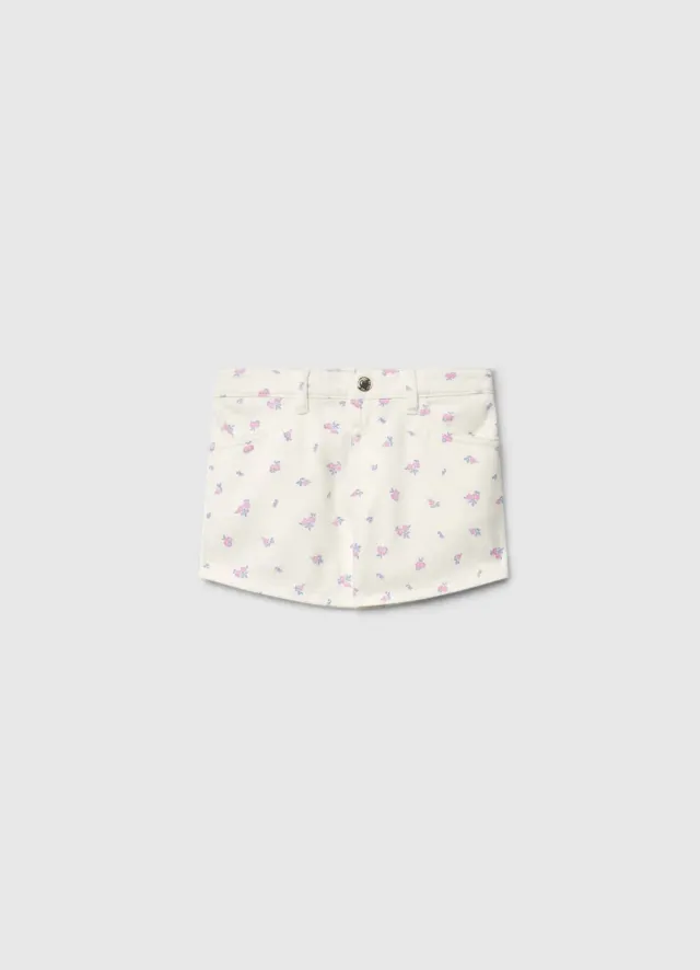 Calliope short mom fille fleuri 5 poches