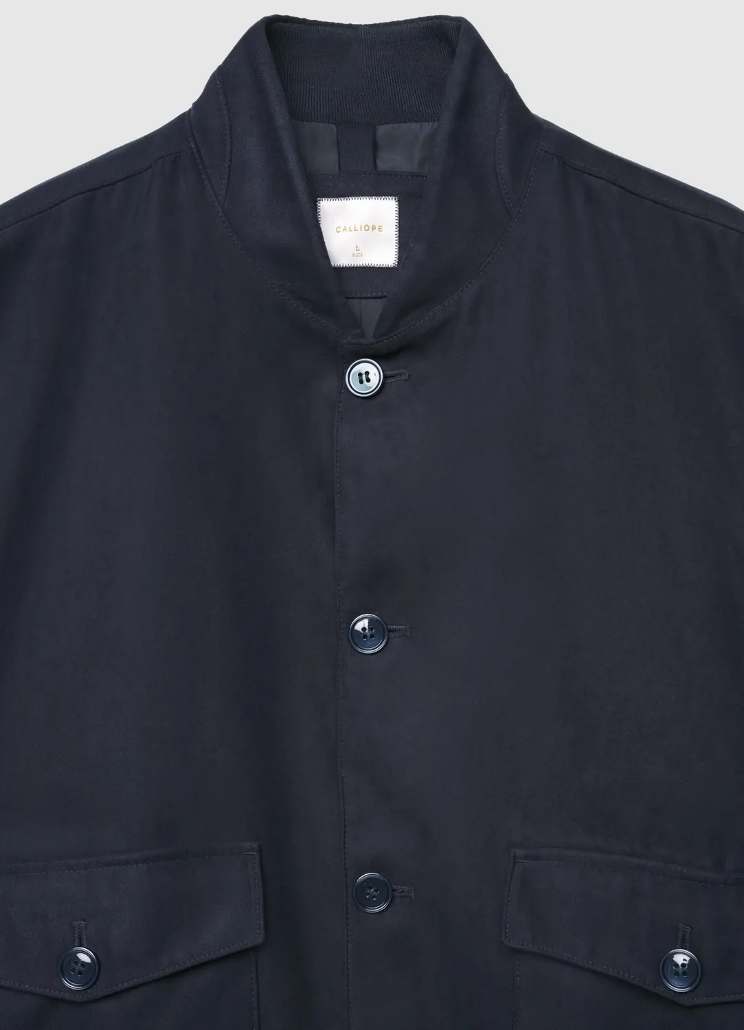Calliope Bomber simili daim homme L uni bouton 세대