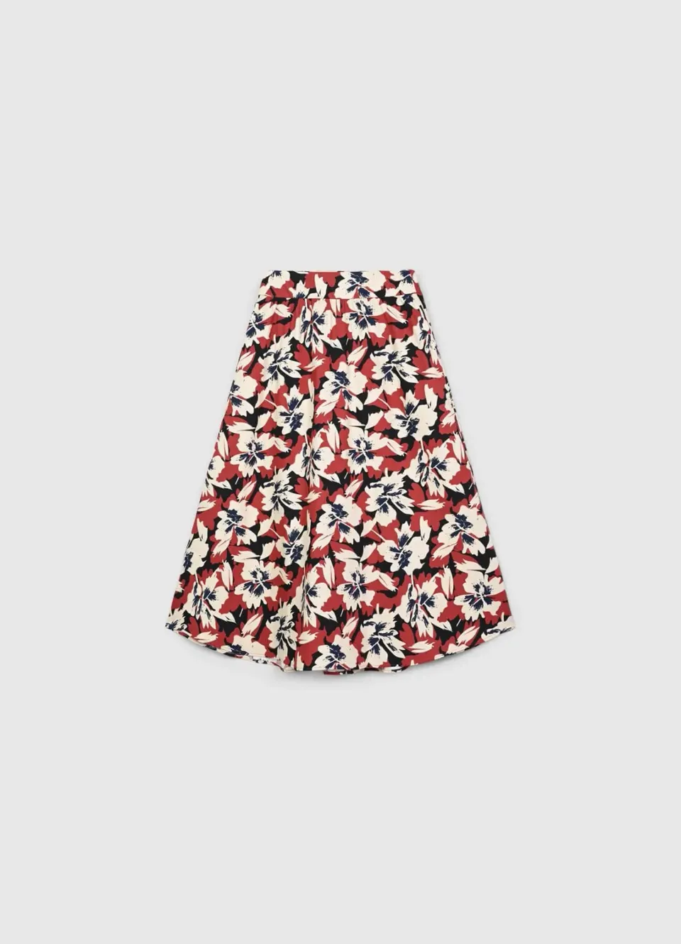 Calliope Jupe Longue Évasée Femme Coton À Motifs