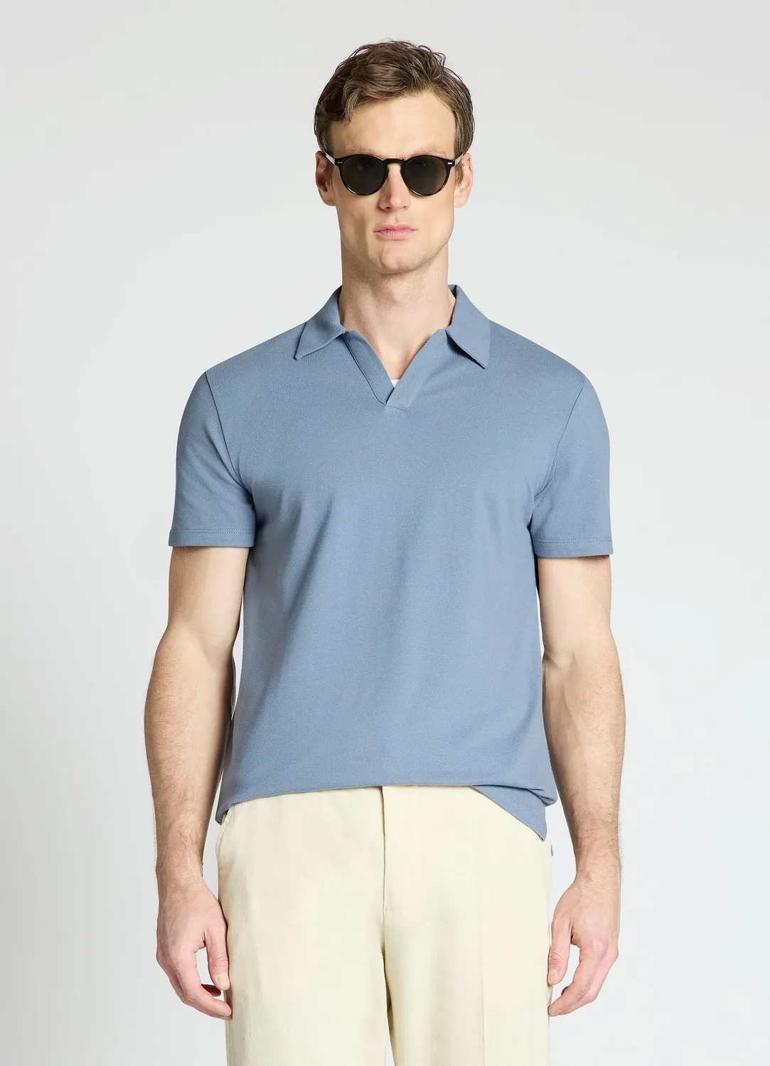 Calliope Polo uni homme manches courtes