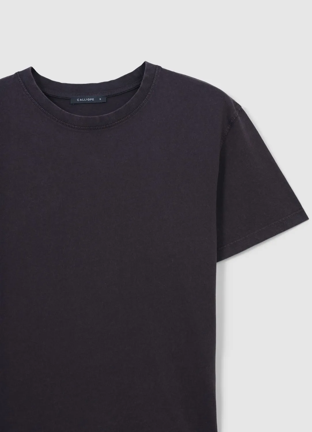 Calliope t-shirt délavé femme coton col rond