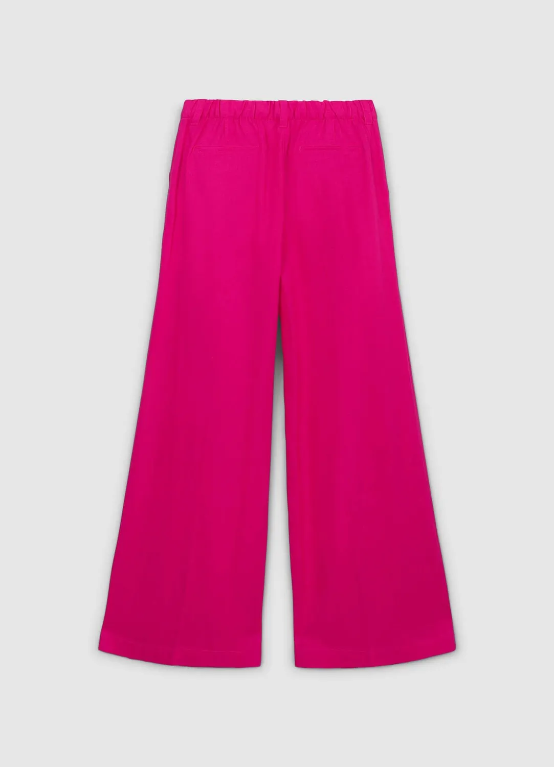 Calliope pantalon palazzo lin femme large