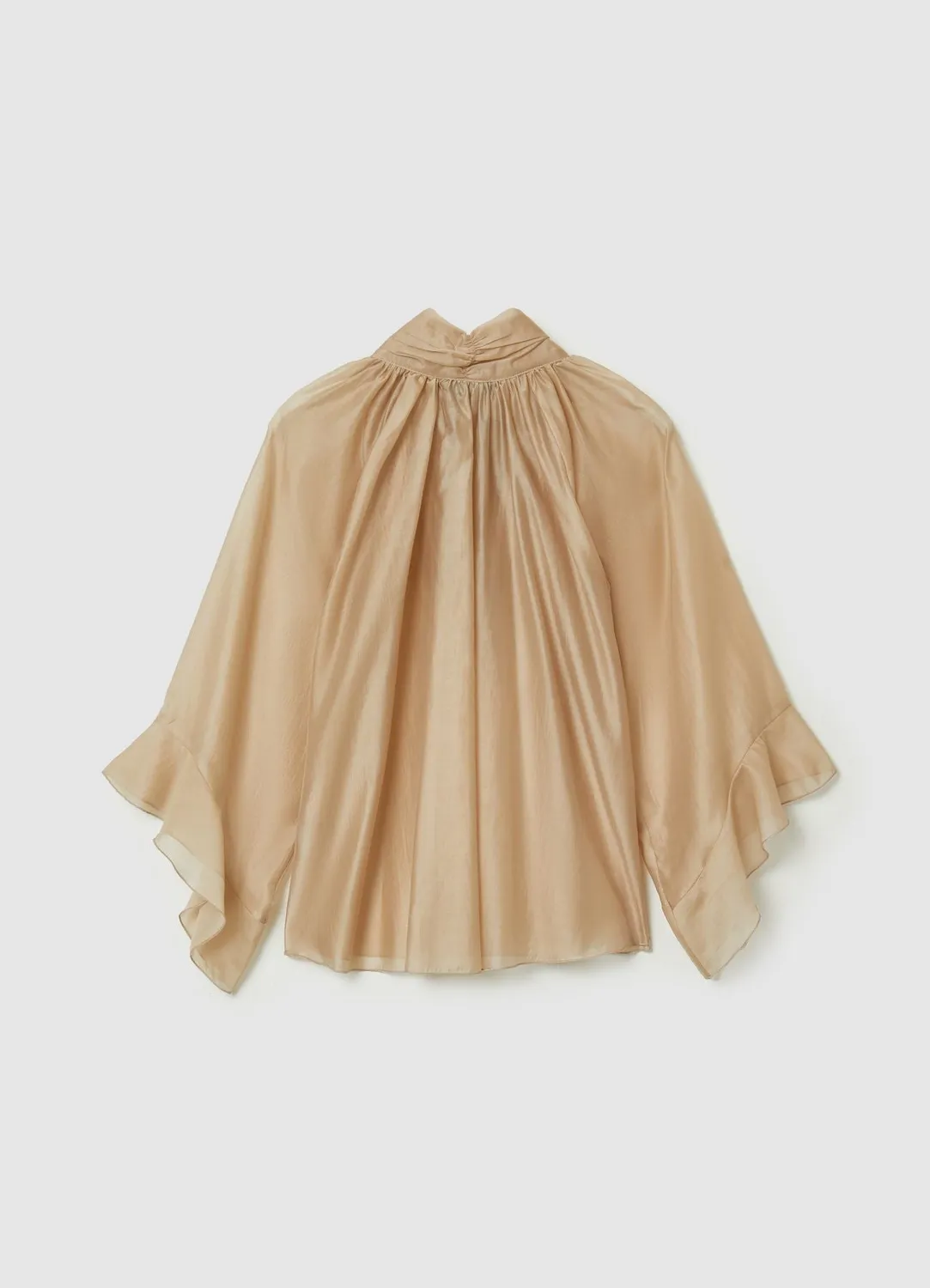 Calliope blouse ample volants femme taille S unie