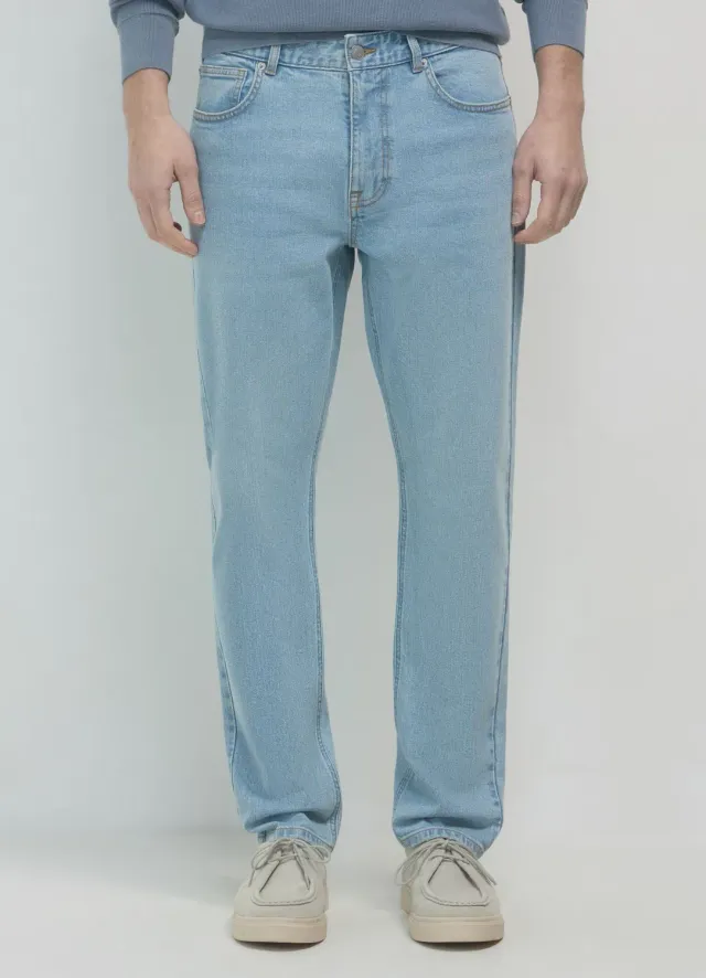 Calliope jean slim délavé homme 5 poches