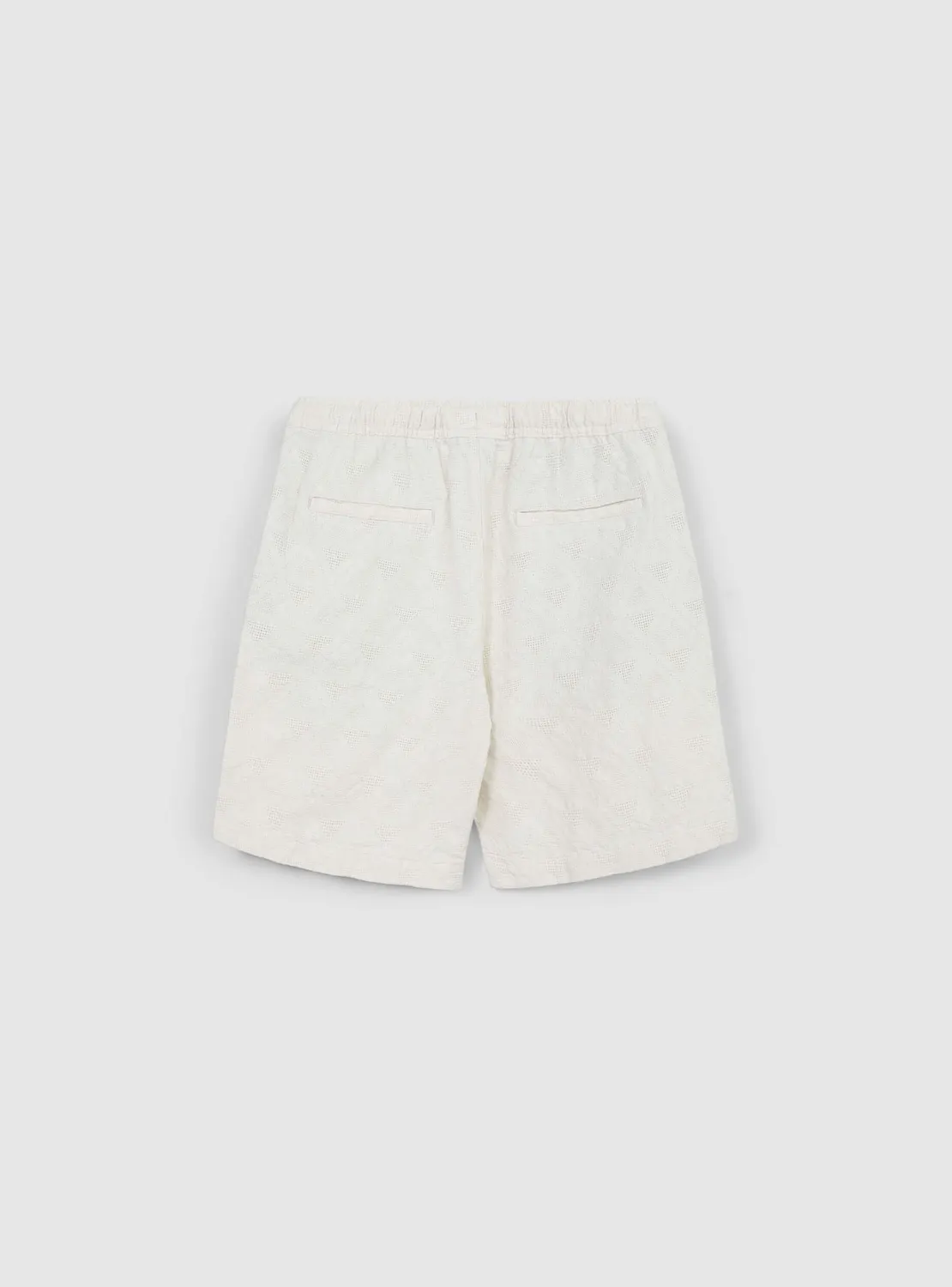 Calliope bermuda homme jacquard losange L coton