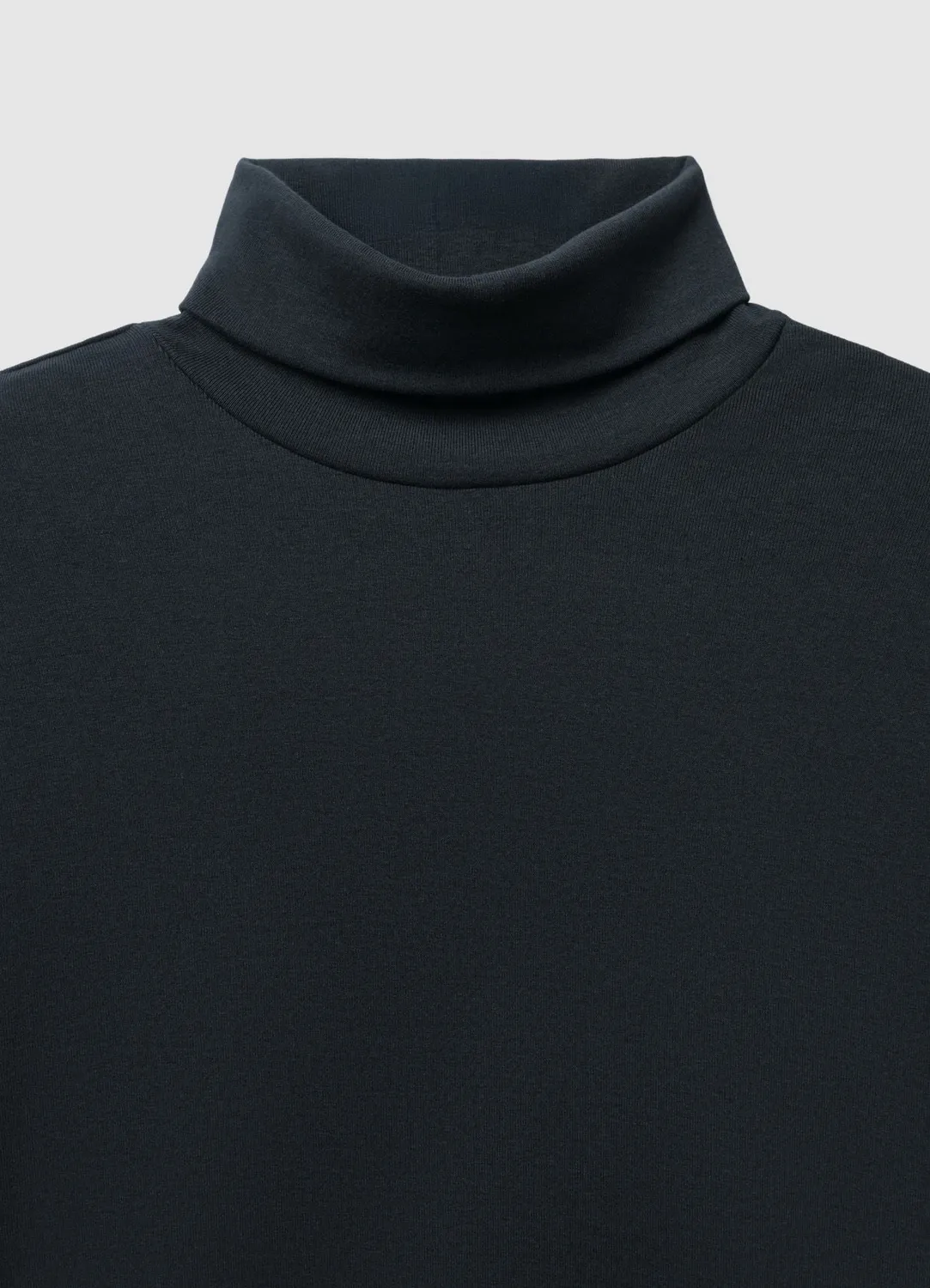Calliope T-shirt col roulé homme coton uni