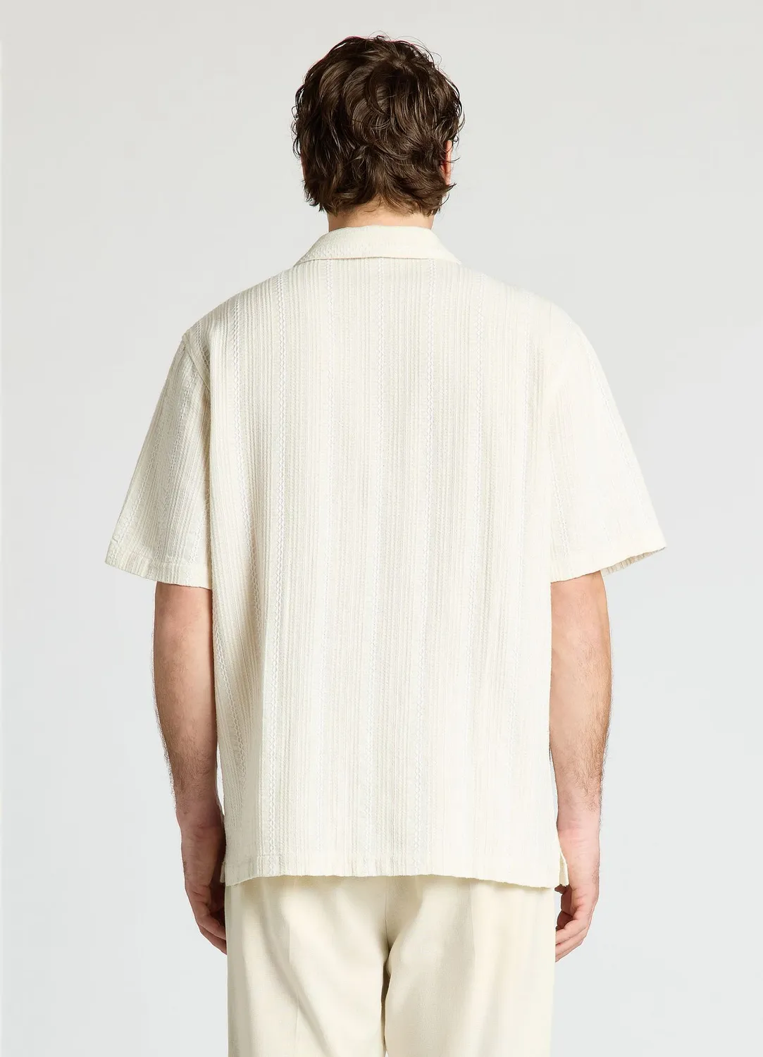 Calliope chemise homme rayée manches courtes