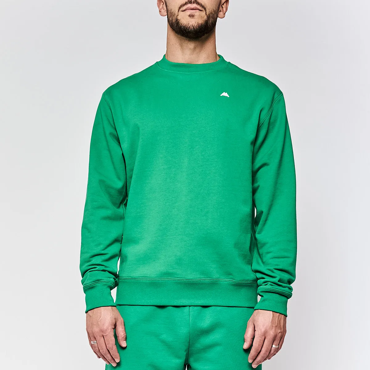 Robe di Kappa Grevan 671155W sweat vert unisexe