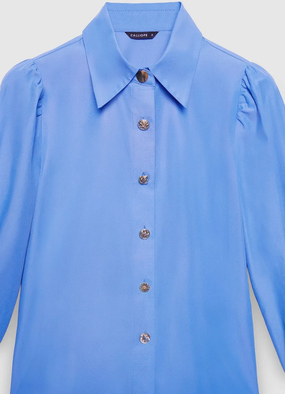 Calliope chemise femme boutons dorés classique