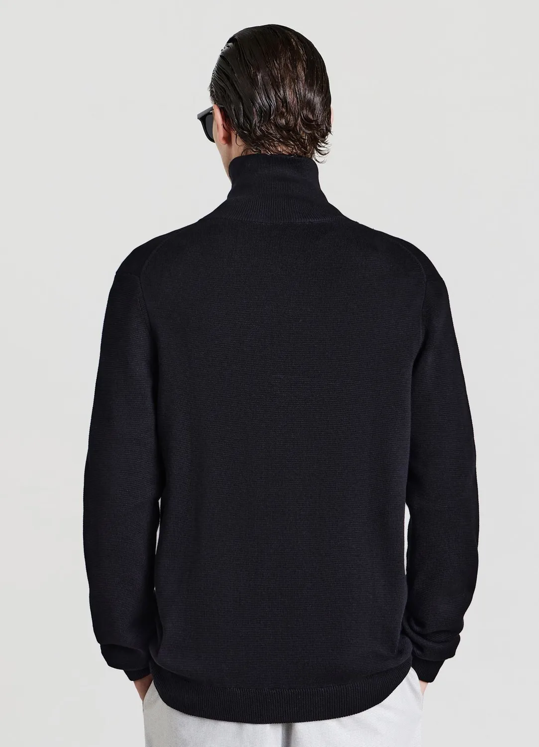 Calliope Cardigan Zip Homme Col Montant