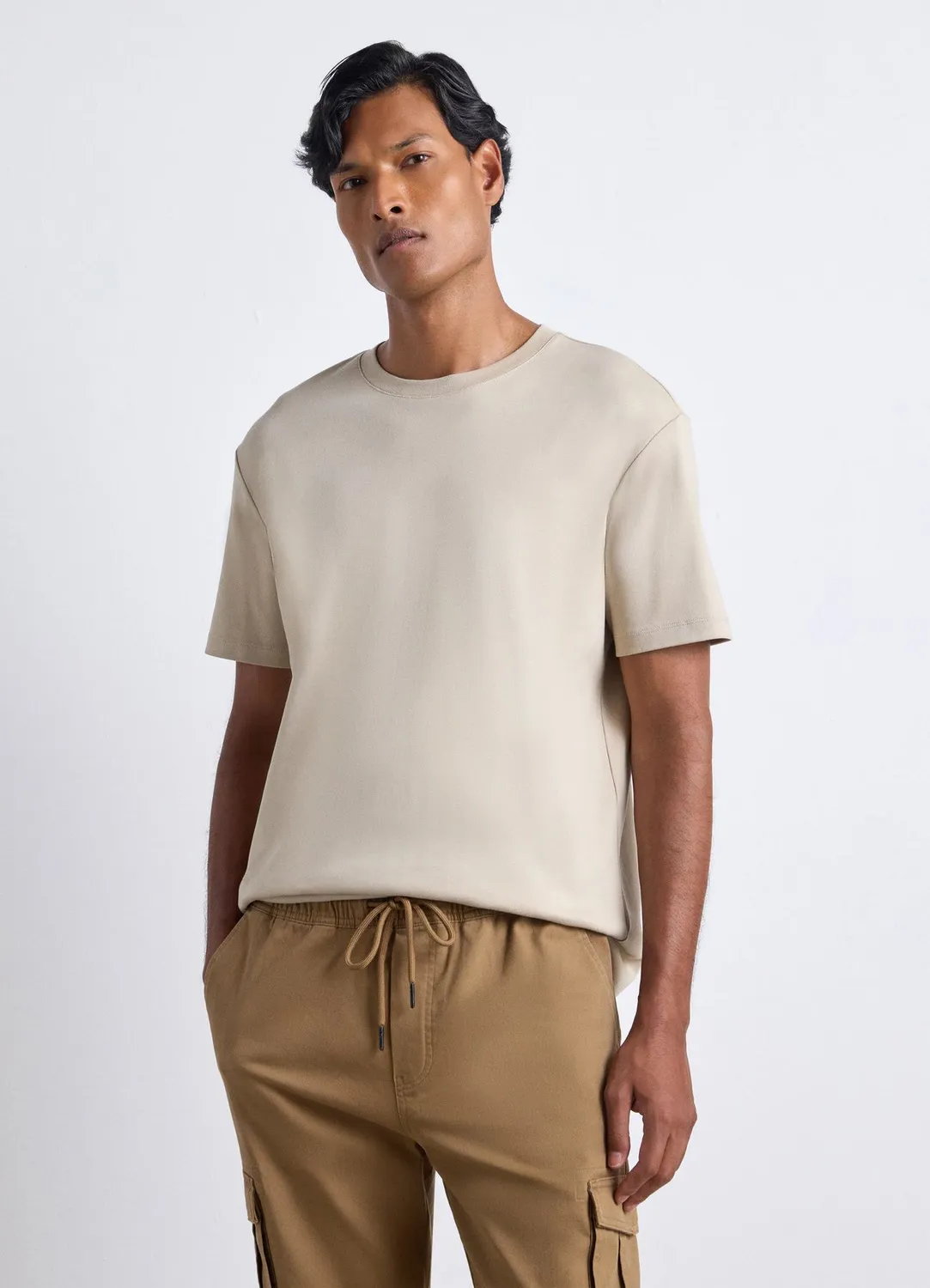 Calliope Girocollo Uni t-shirt homme col rond