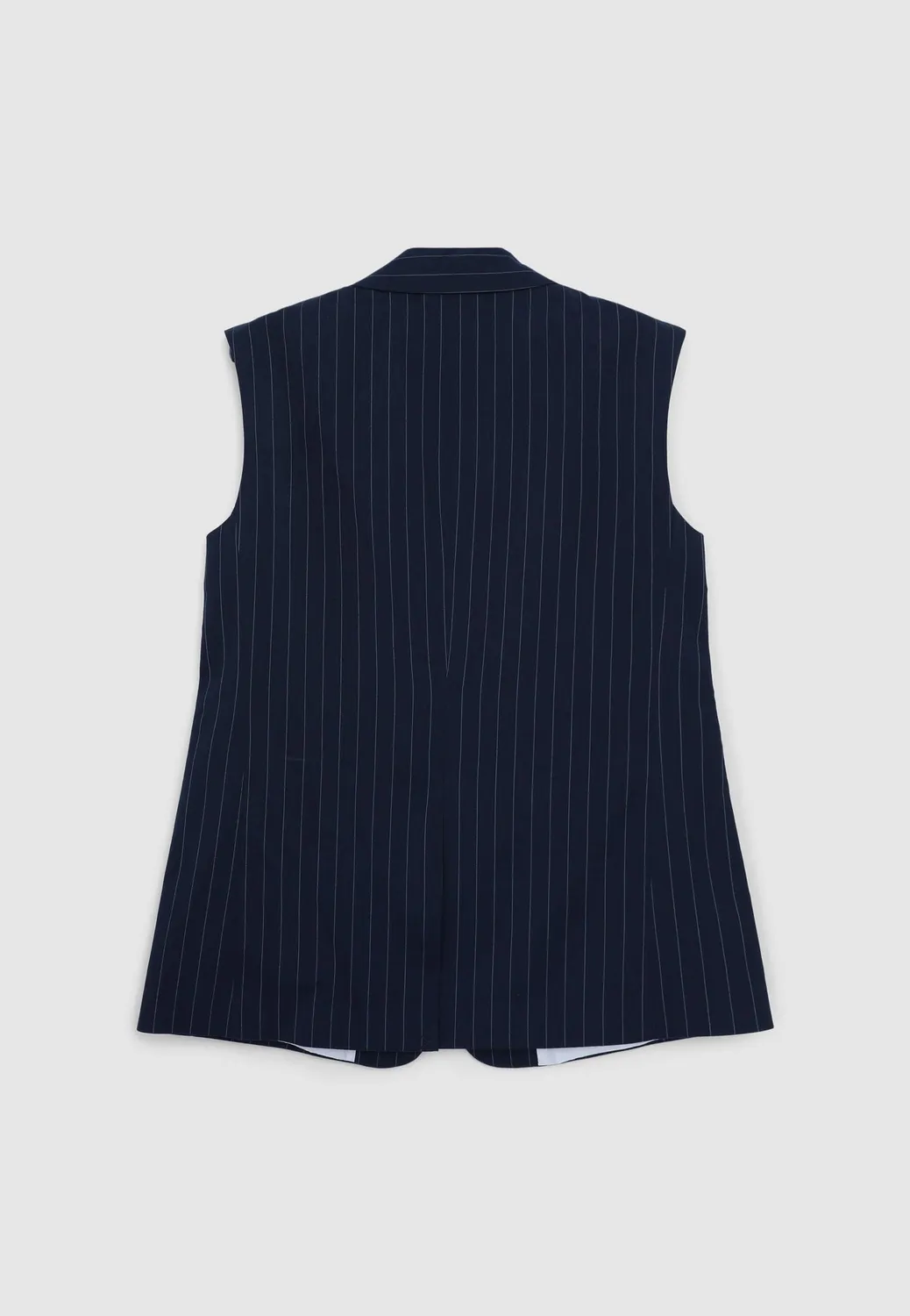 Calliope gilet tailleur rayé 2 boutons femme