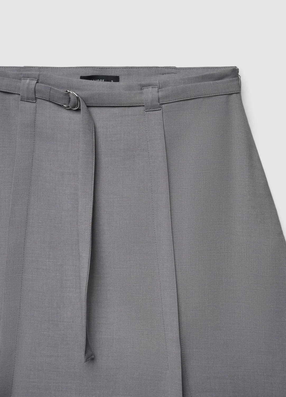 Calliope jupe midi femme fente avant ceinture