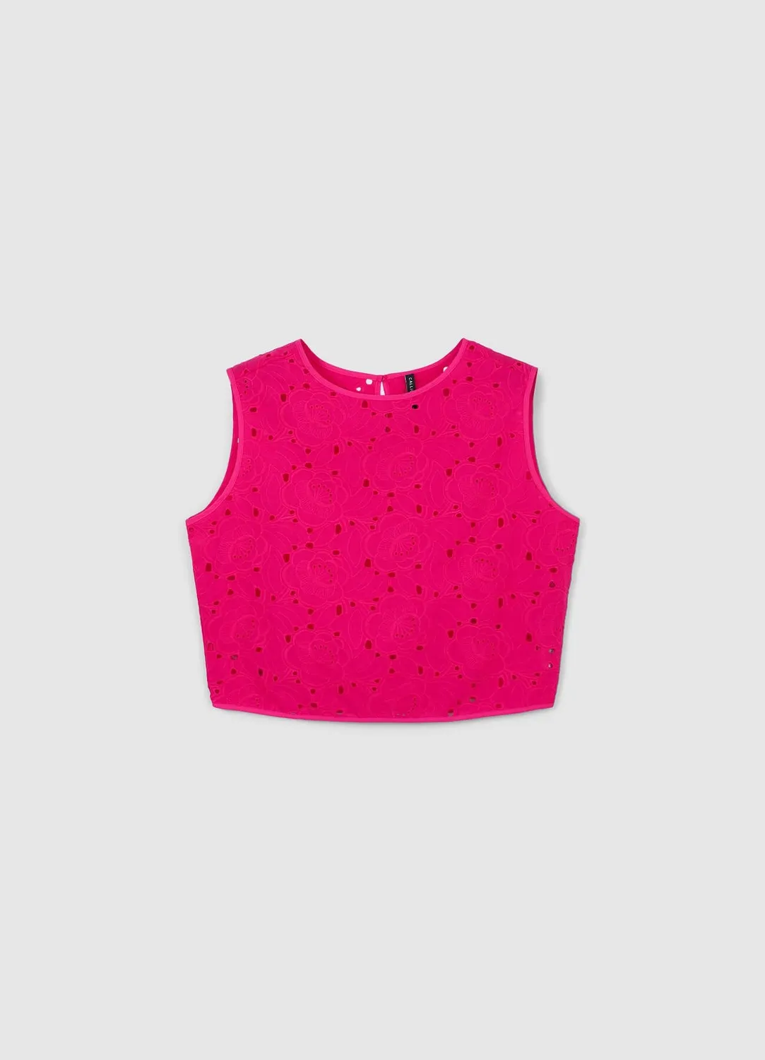 Calliope top sangallo femme coton bretelles